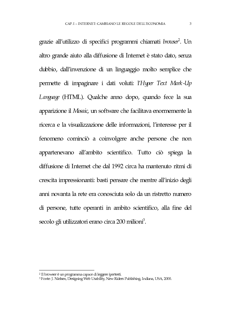 Anteprima della tesi: La new economy: metodi e tecniche per lo sviluppo del commercio elettronico, Pagina 7
