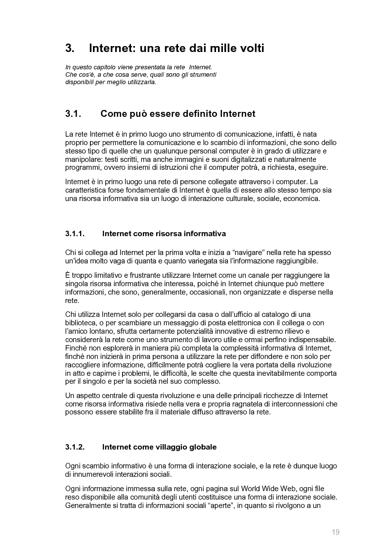 Anteprima della tesi: Ecocity: un sito per la ''fidelizzazione'' di clienti, Pagina 11