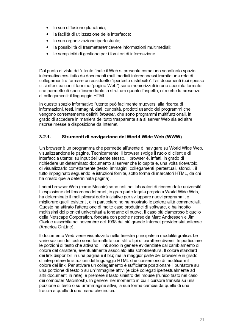 Anteprima della tesi: Ecocity: un sito per la ''fidelizzazione'' di clienti, Pagina 13