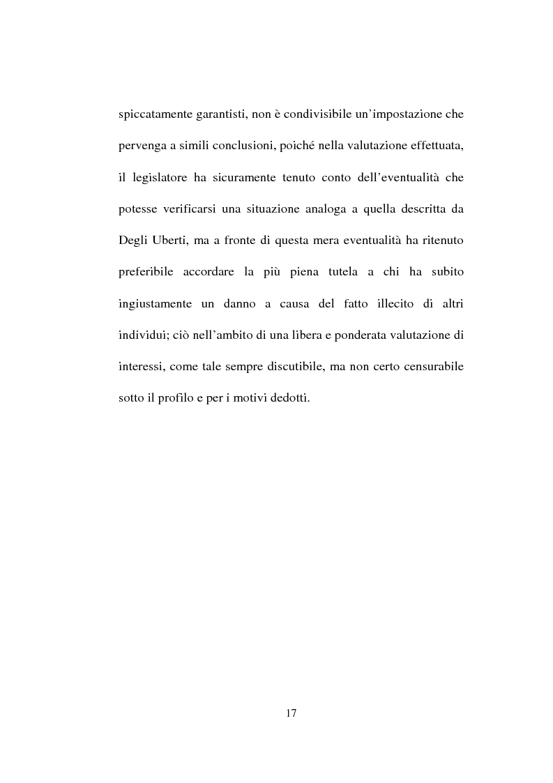 Anteprima della tesi: La responsabilità solidale per fatto illecito, Pagina 15