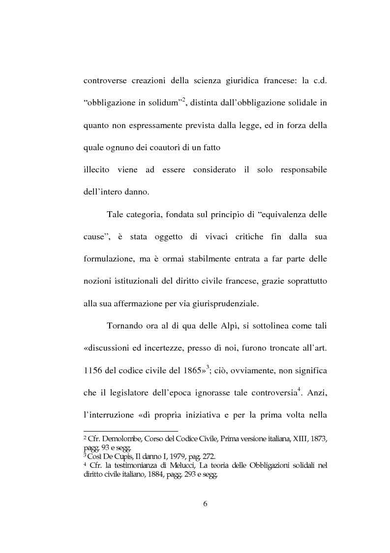 Anteprima della tesi: La responsabilità solidale per fatto illecito, Pagina 4