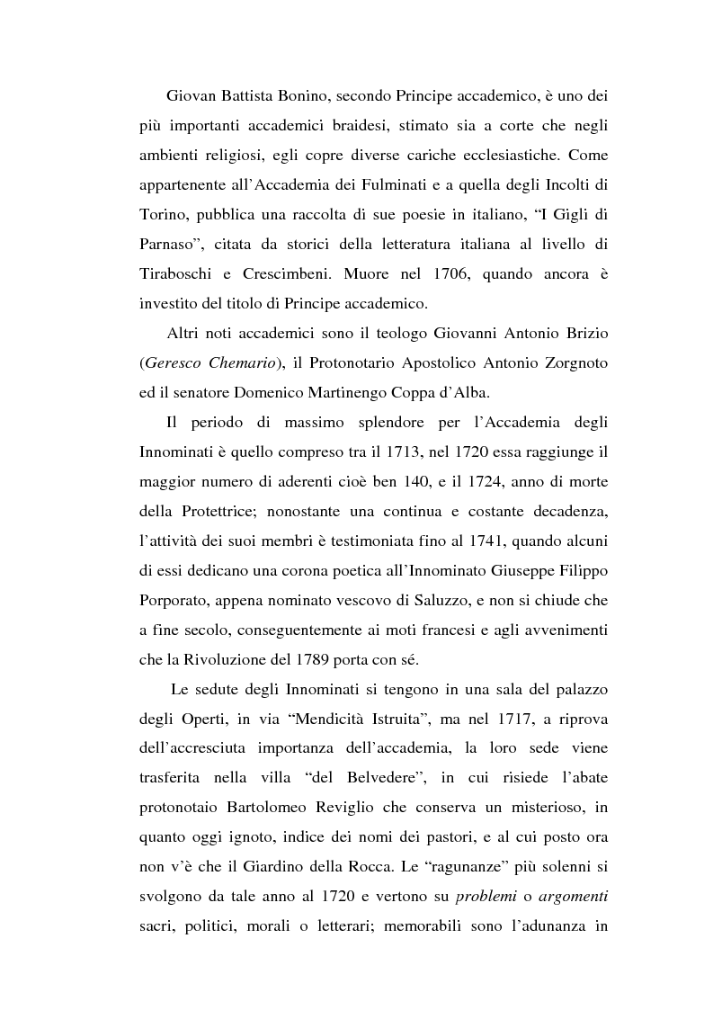 Anteprima della tesi: Una dama in Parnaso: l'arcade piemontese Benedetta Clotilde Lunelli Spinola (1700-1774), Pagina 14