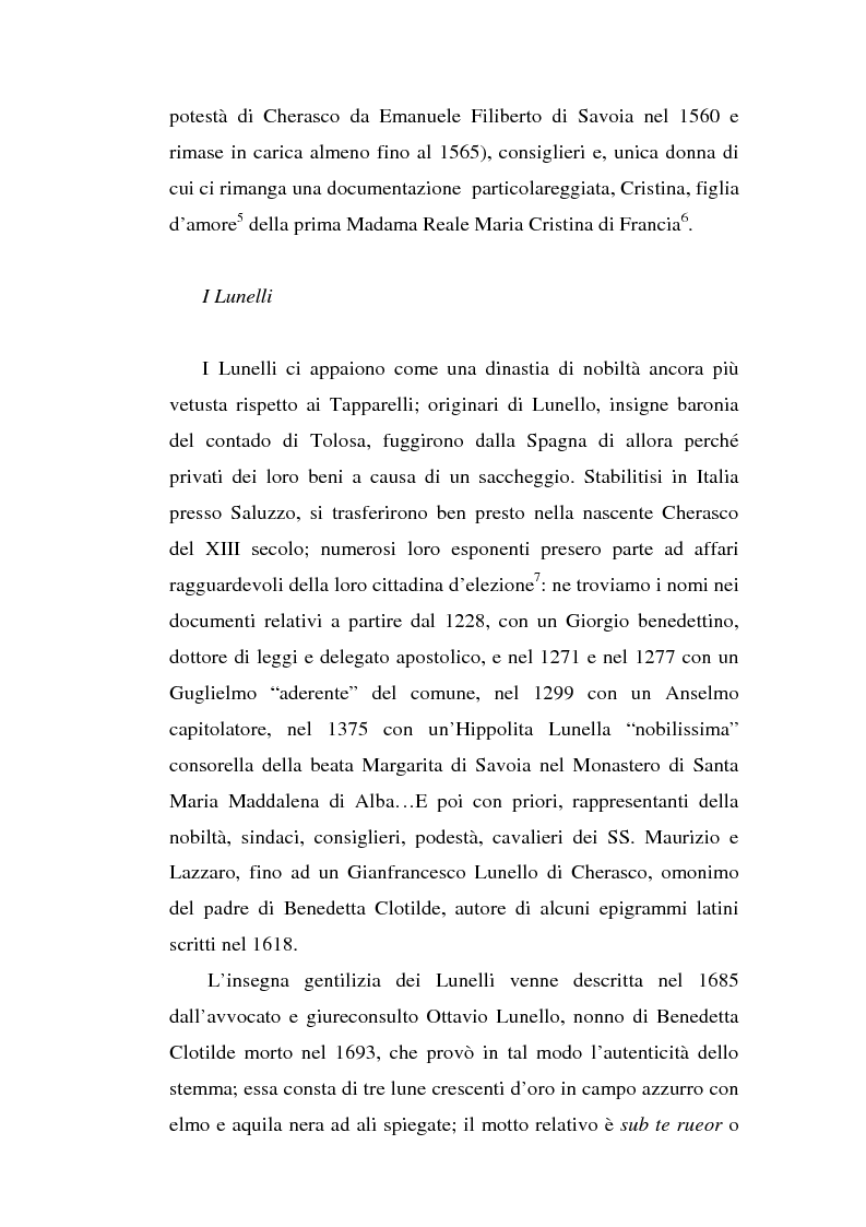 Anteprima della tesi: Una dama in Parnaso: l'arcade piemontese Benedetta Clotilde Lunelli Spinola (1700-1774), Pagina 6