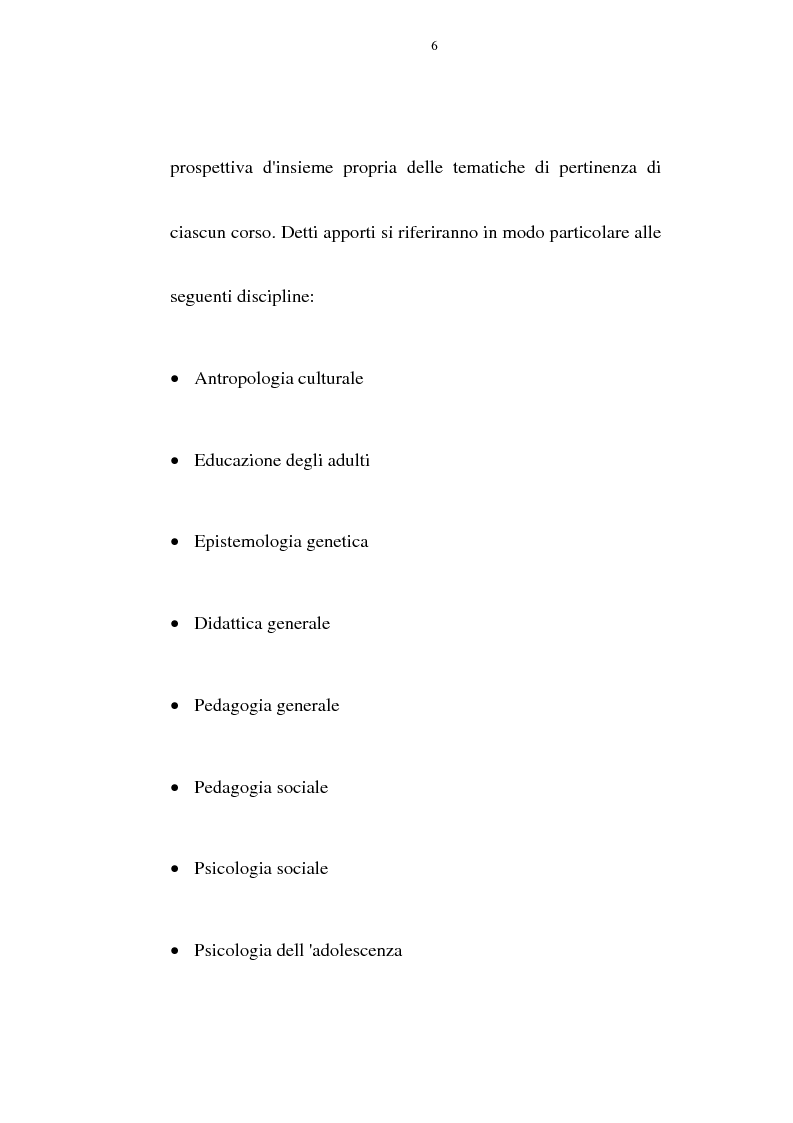 Anteprima della tesi: Relazione finale sulle attività di tirocinio e di laboratorio, Pagina 6