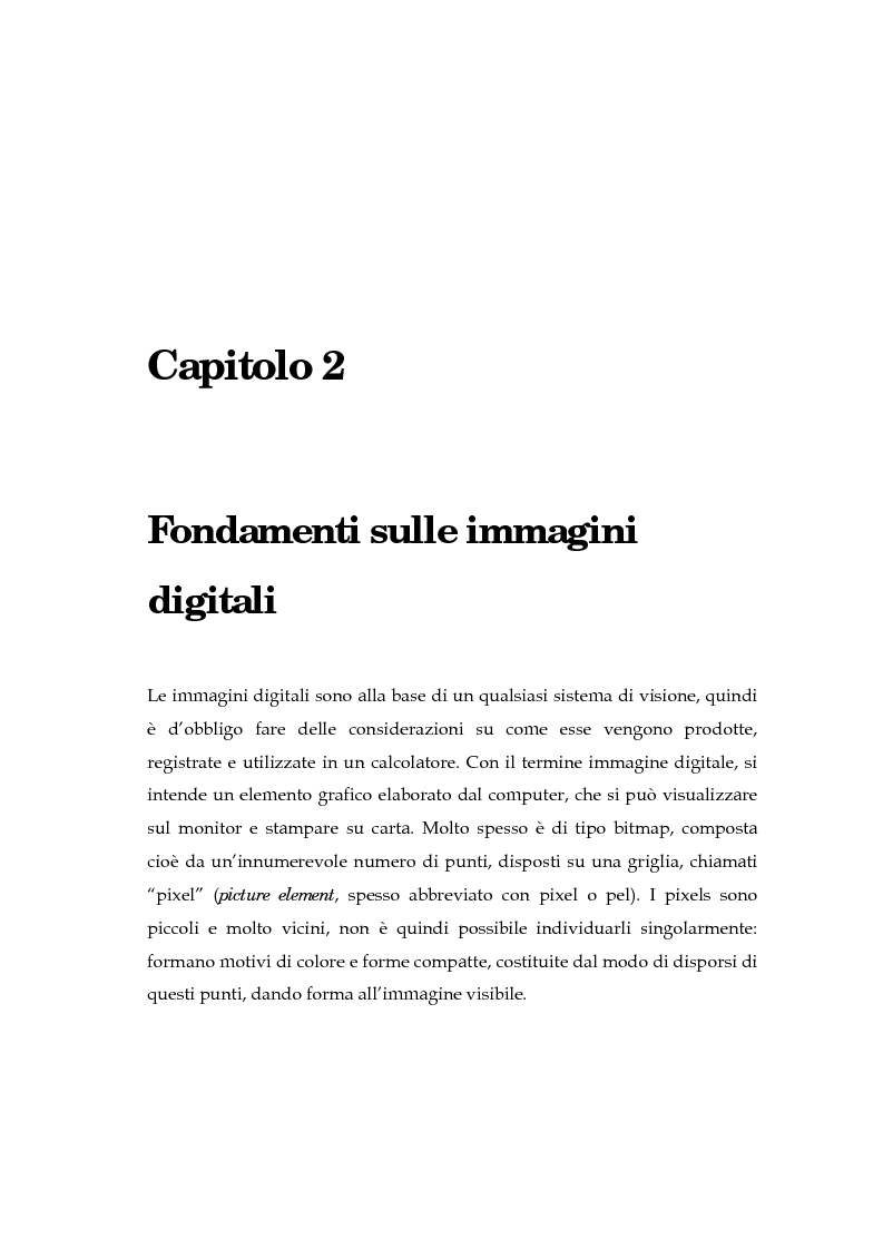 Anteprima della tesi: Il problema della rifocalizzazione di immagini digitali in presenza di rumore, Pagina 10