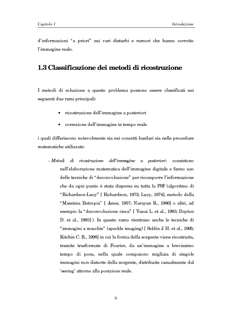 Anteprima della tesi: Il problema della rifocalizzazione di immagini digitali in presenza di rumore, Pagina 6
