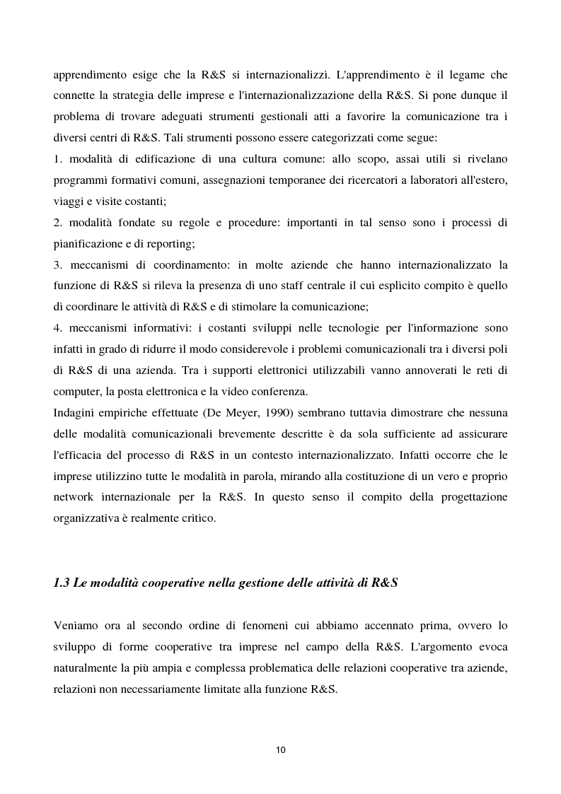 Anteprima della tesi: La cooperazione tra imprese nella ricerca: un'analisi reticolare, Pagina 5
