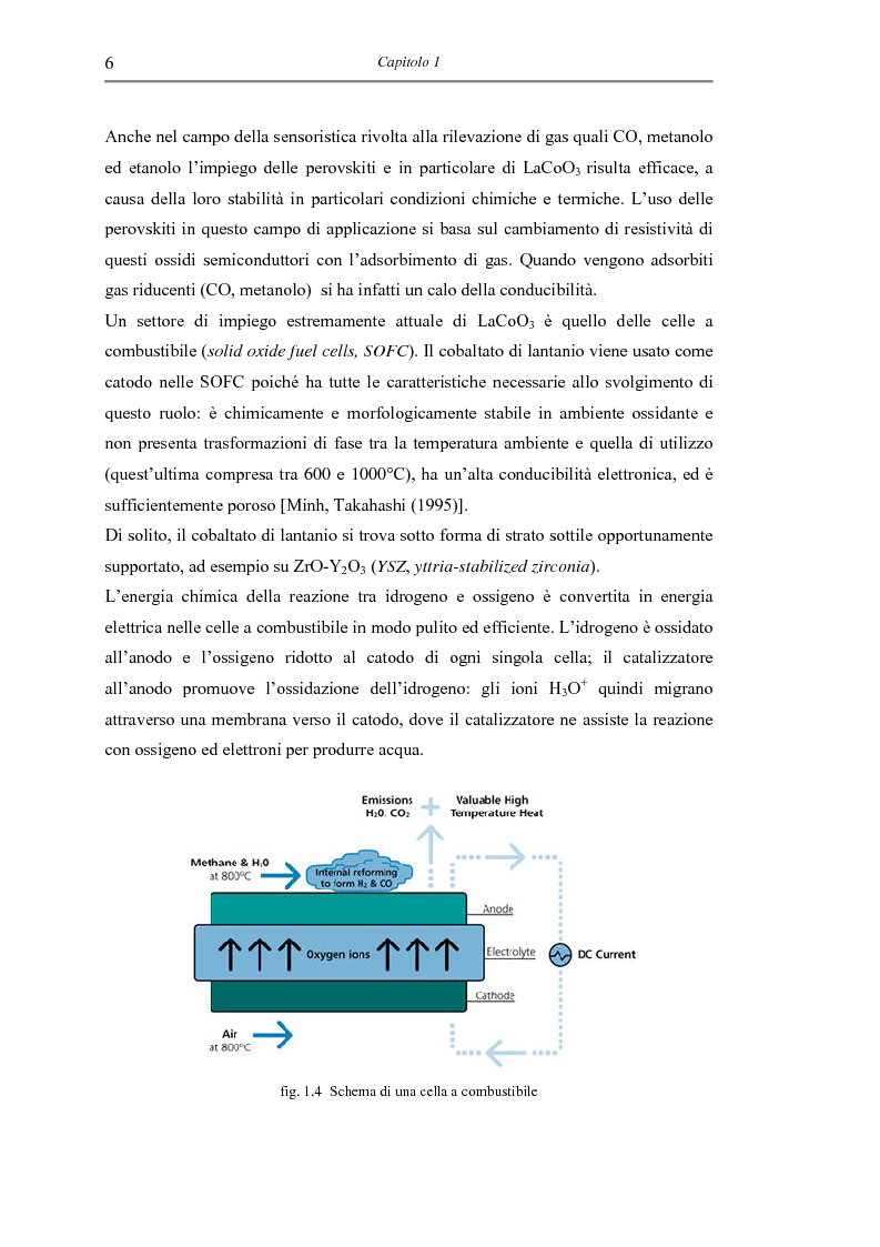 Anteprima della tesi: Sintesi di triossido di cobalto e lantanio mediante processi sol-gel, Pagina 9