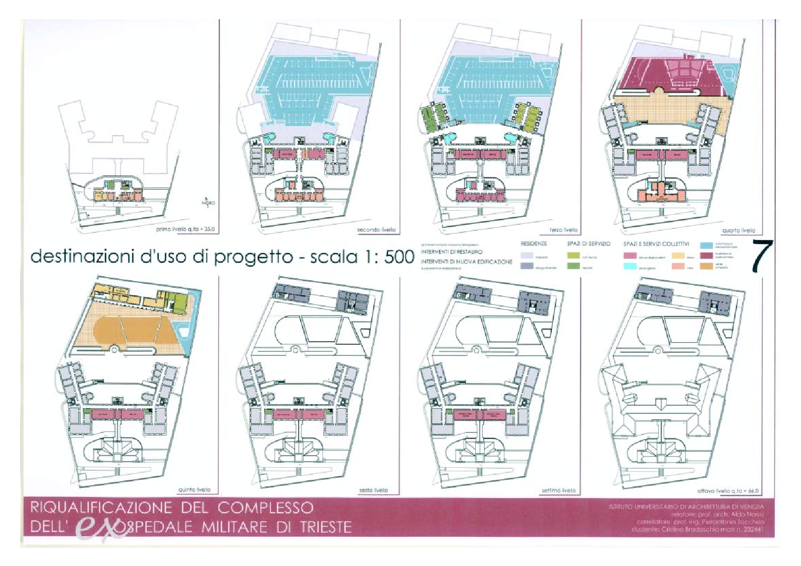 Anteprima della tesi: Riqualificazione del complesso dell'ex ospedale militare di Trieste, Pagina 3