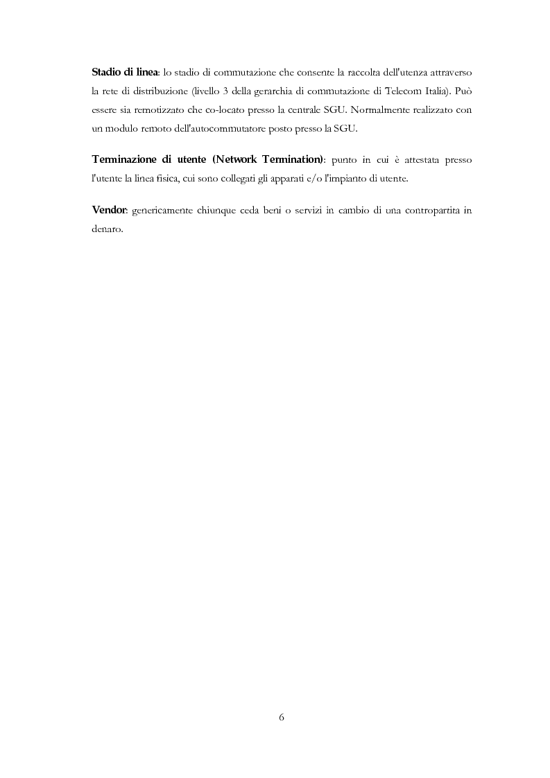 Anteprima della tesi: Sviluppo di un applicativo software per la gestione dello switch ATM Alcatel 7470 MSP e monitoraggio della rete tramite protocollo SNMP, Pagina 2