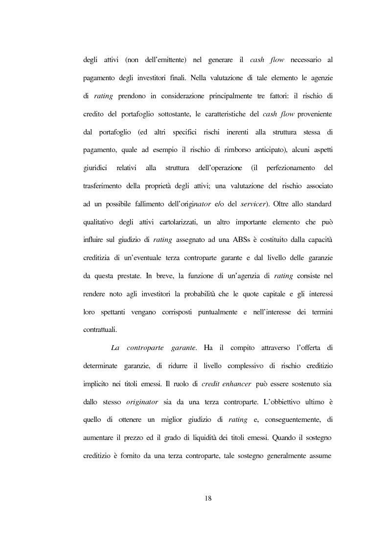 Anteprima della tesi: La nuova disciplina sulla cartolarizzazione dei crediti, Pagina 14