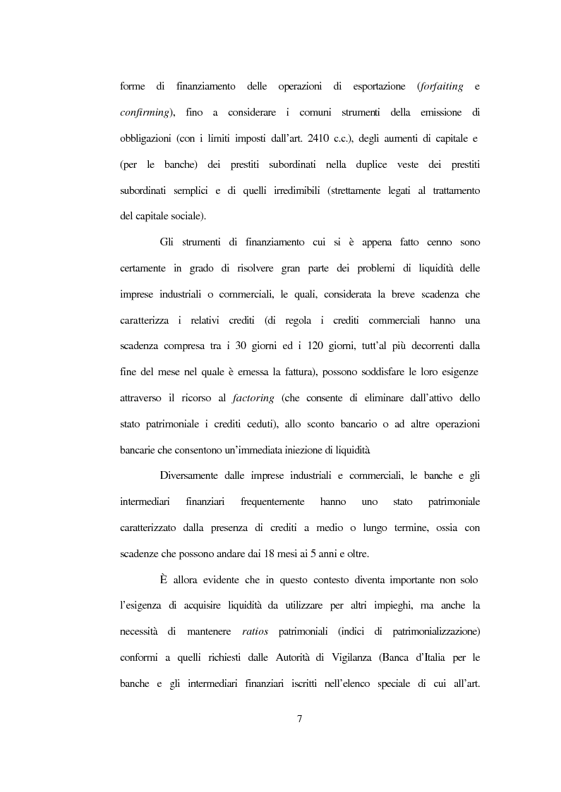 Anteprima della tesi: La nuova disciplina sulla cartolarizzazione dei crediti, Pagina 3