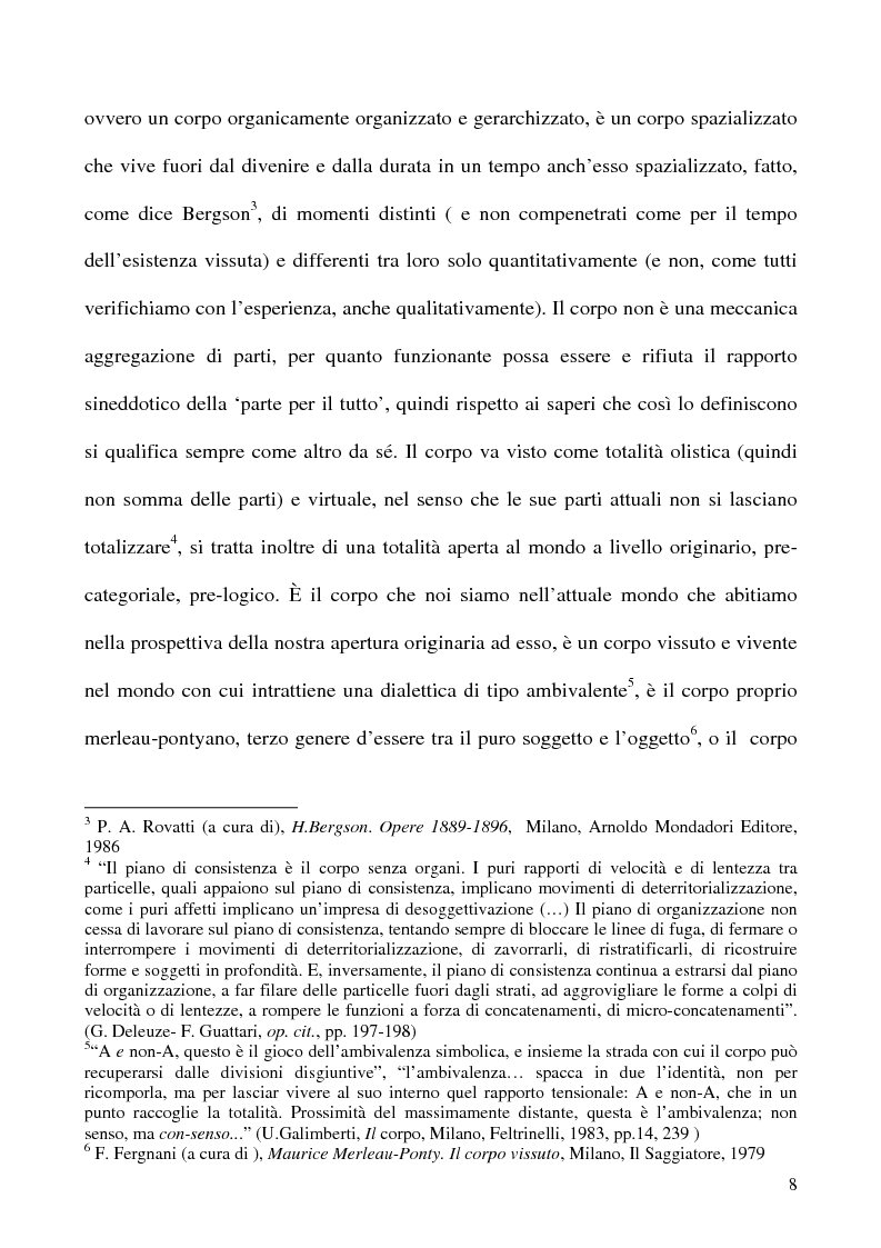 Anteprima della tesi: Corpo organico e corpo inorganico nel cinema di David Cronenberg, Pagina 6