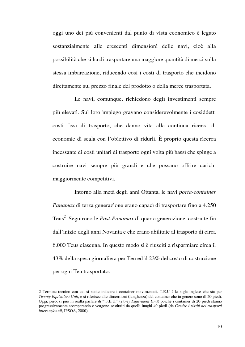 Anteprima della tesi: I porti commerciali della Comunidad Valenciana tra concorrenza e specializzazione, Pagina 11