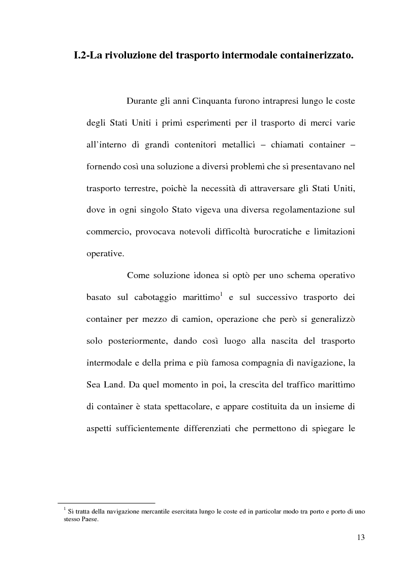 Anteprima della tesi: I porti commerciali della Comunidad Valenciana tra concorrenza e specializzazione, Pagina 14