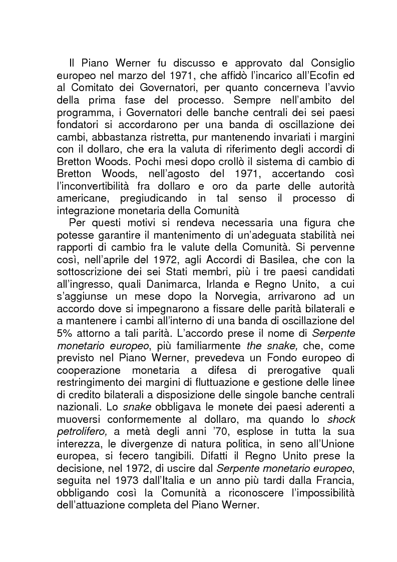 Anteprima della tesi: La BCE (Banca Centrale Europea), Pagina 11