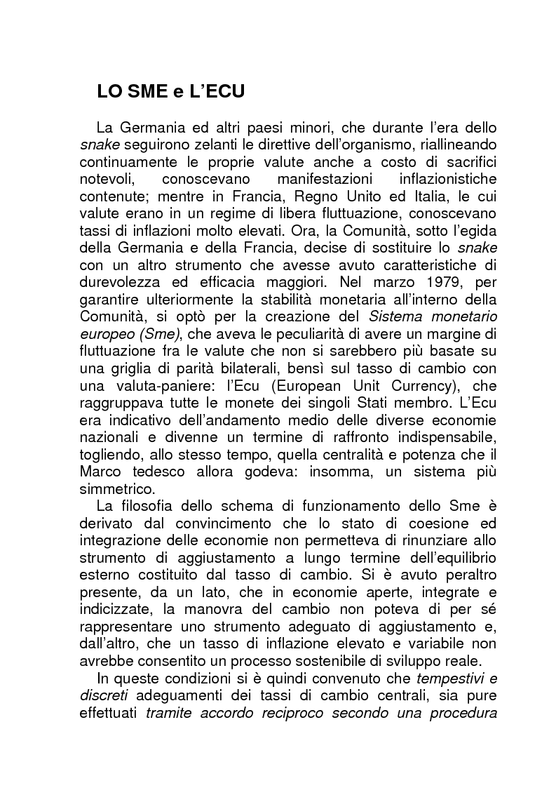 Anteprima della tesi: La BCE (Banca Centrale Europea), Pagina 12