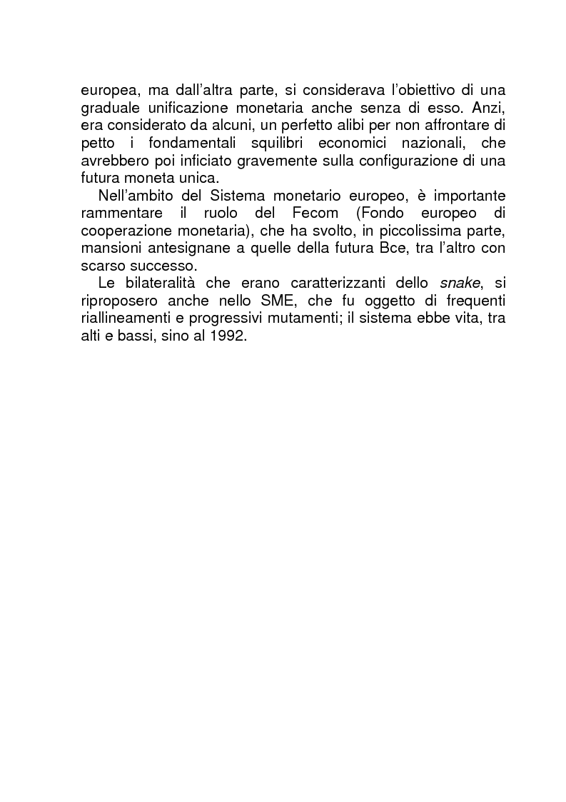 Anteprima della tesi: La BCE (Banca Centrale Europea), Pagina 14