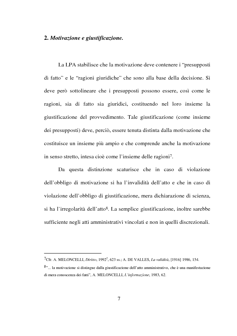 Anteprima della tesi: Atto amministrativo: motivazione e prova. L'autotutela nel diritto tributario, Pagina 4