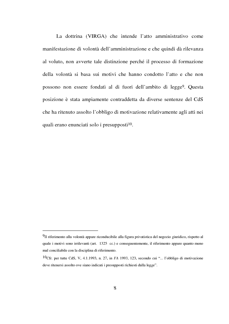 Anteprima della tesi: Atto amministrativo: motivazione e prova. L'autotutela nel diritto tributario, Pagina 5