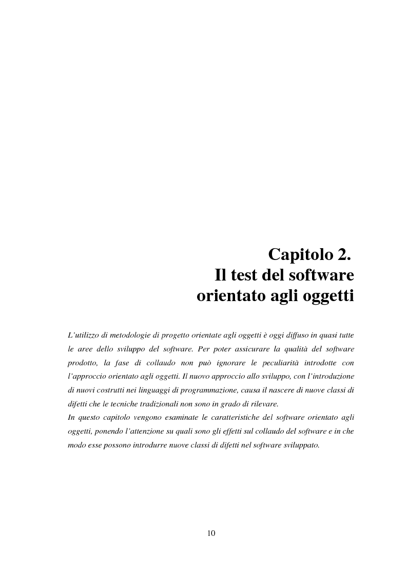 Anteprima della tesi: Una tecnica per il test interclasse, Pagina 6