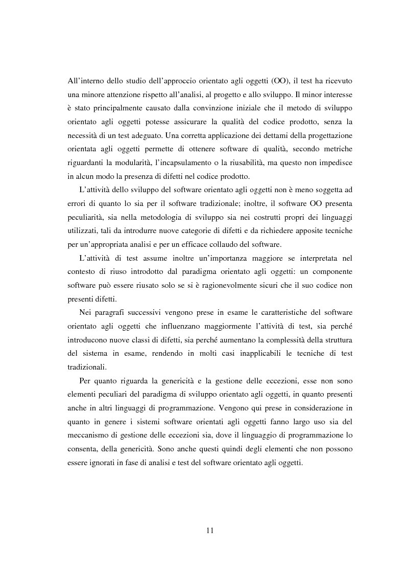 Anteprima della tesi: Una tecnica per il test interclasse, Pagina 7