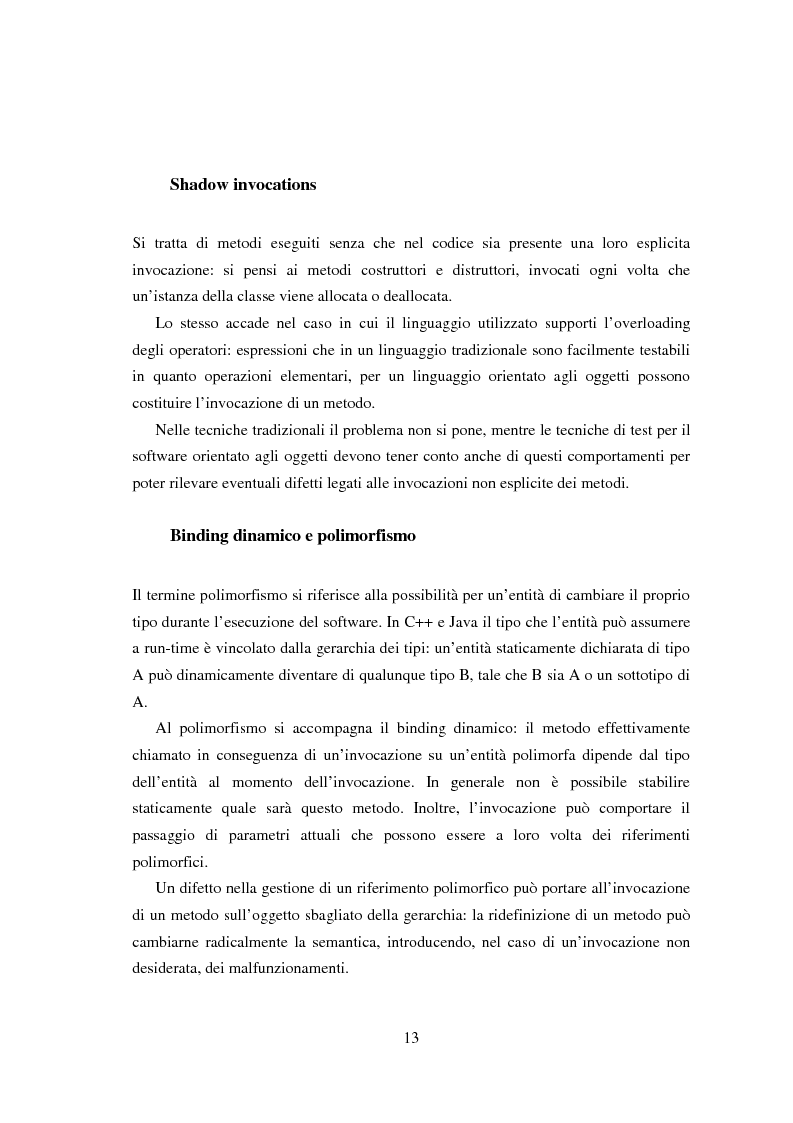 Anteprima della tesi: Una tecnica per il test interclasse, Pagina 9