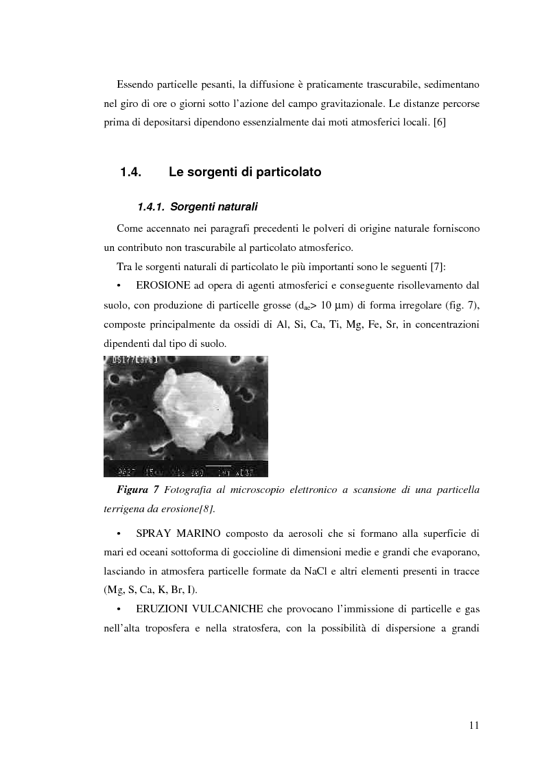 Anteprima della tesi: Indagine sulla frazione fine del particolato atmosferico, Pagina 13