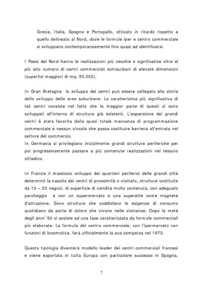 Anteprima della tesi: Il marketing del centro commerciale: un approccio relazionale, Pagina 12