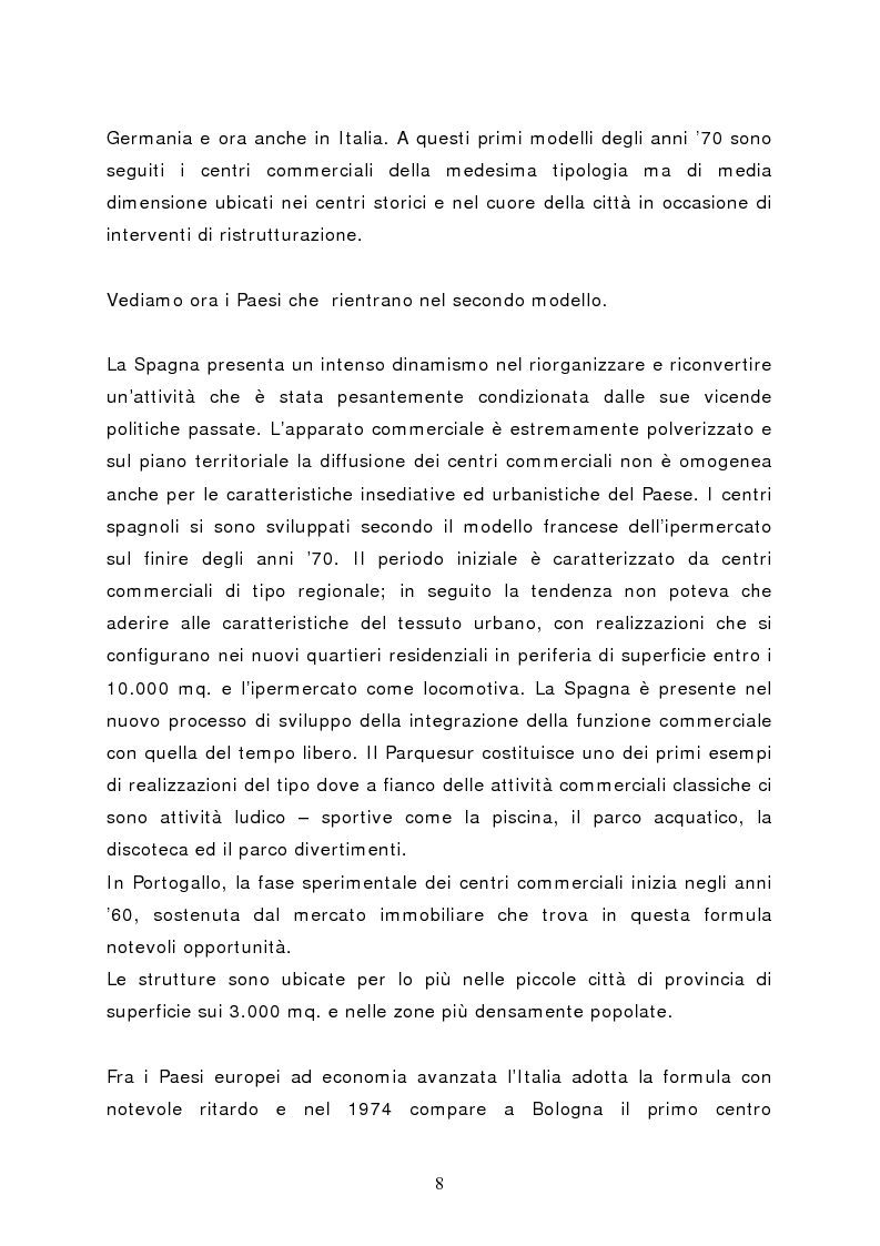 Anteprima della tesi: Il marketing del centro commerciale: un approccio relazionale, Pagina 13