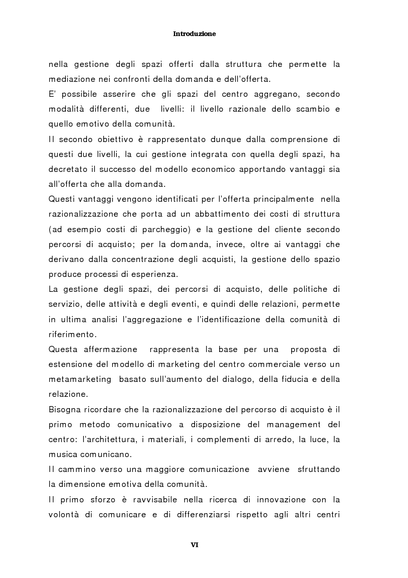 Anteprima della tesi: Il marketing del centro commerciale: un approccio relazionale, Pagina 2