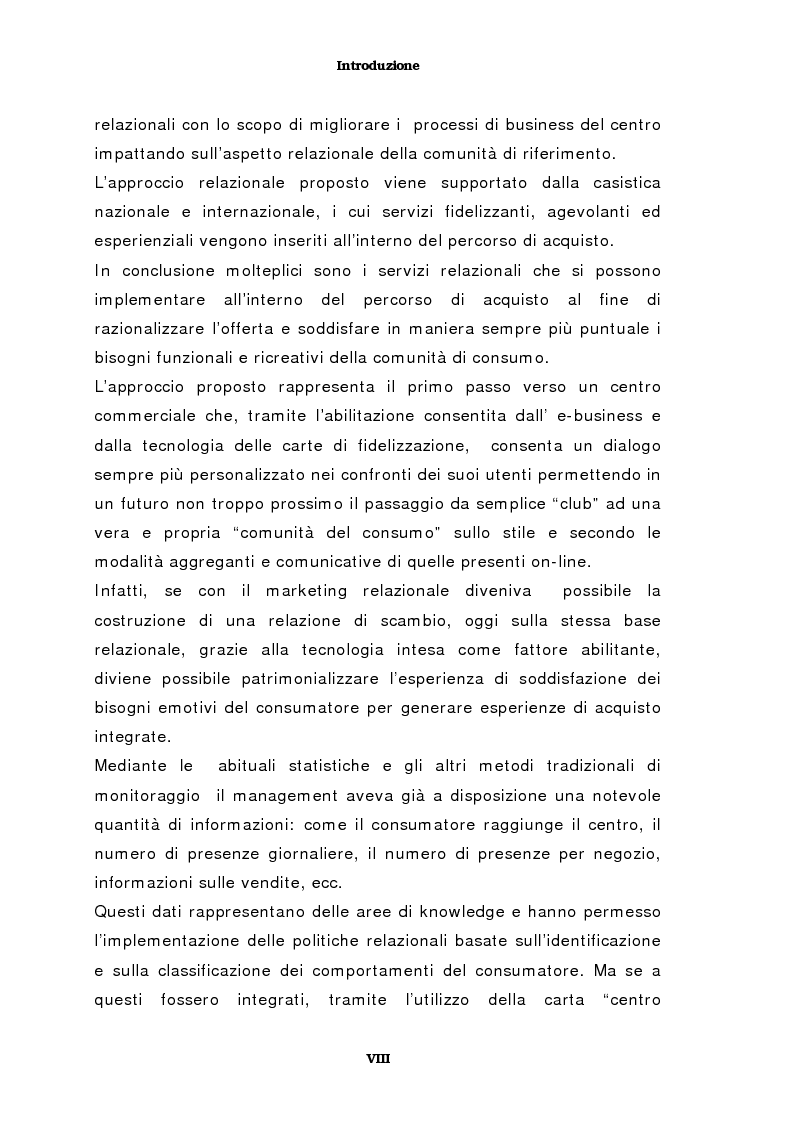 Anteprima della tesi: Il marketing del centro commerciale: un approccio relazionale, Pagina 4