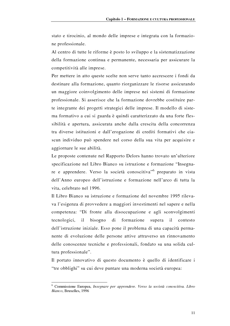 Anteprima della tesi: Procedure di accreditamento e certificazione dei centri di formazione professionale, Pagina 11