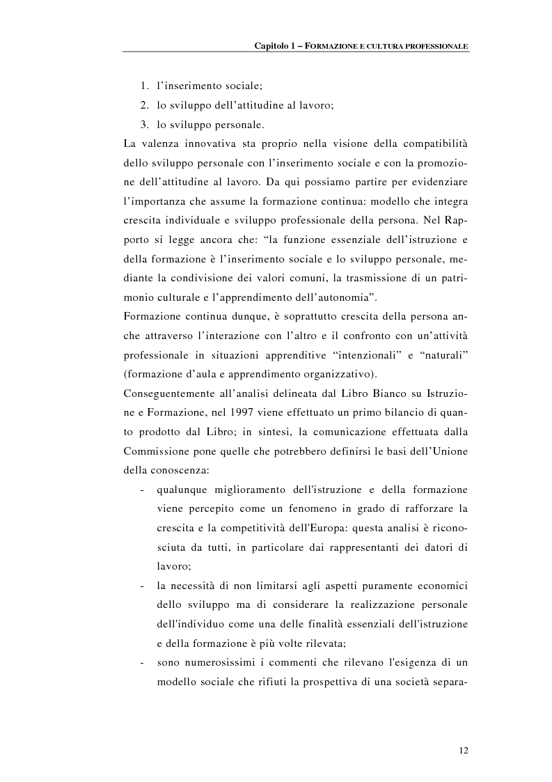 Anteprima della tesi: Procedure di accreditamento e certificazione dei centri di formazione professionale, Pagina 12