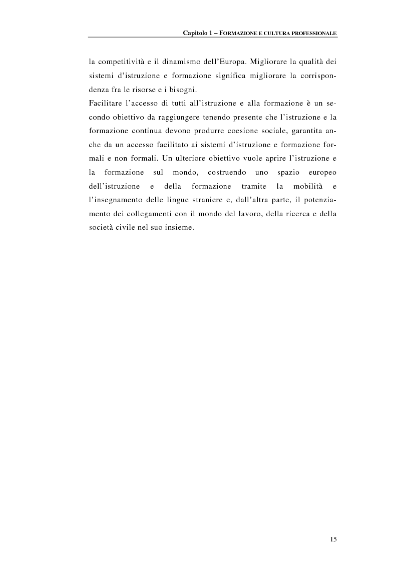 Anteprima della tesi: Procedure di accreditamento e certificazione dei centri di formazione professionale, Pagina 15