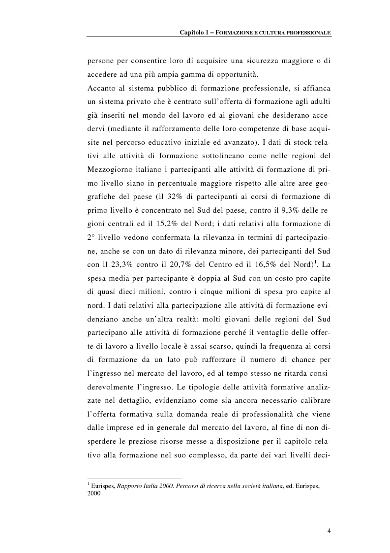 Anteprima della tesi: Procedure di accreditamento e certificazione dei centri di formazione professionale, Pagina 4