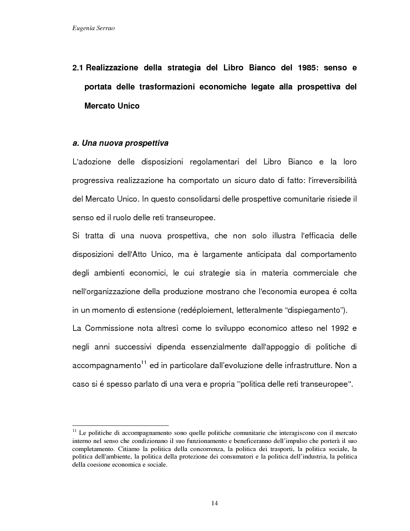 Anteprima della tesi: Le reti transeuropee, Pagina 11