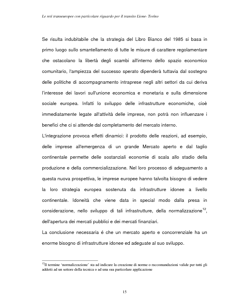 Anteprima della tesi: Le reti transeuropee, Pagina 12
