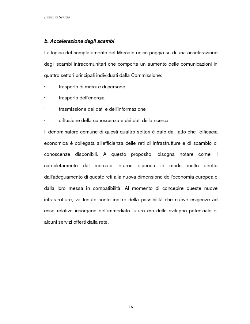 Anteprima della tesi: Le reti transeuropee, Pagina 13