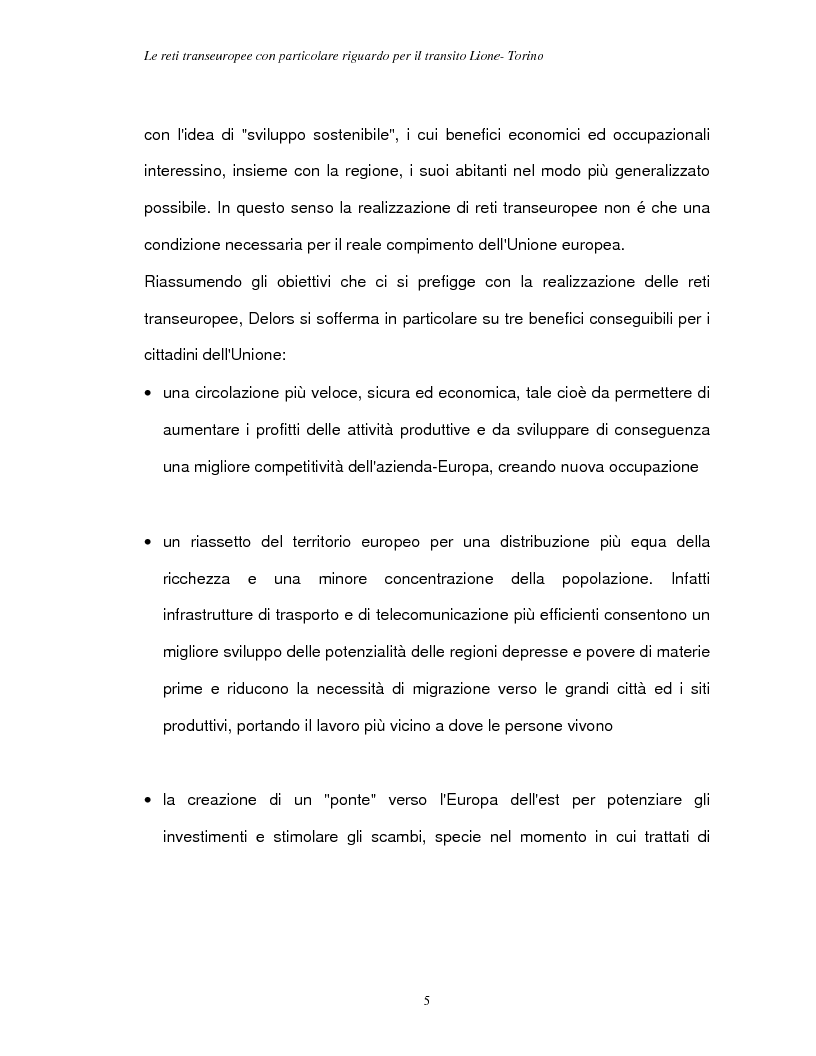 Anteprima della tesi: Le reti transeuropee, Pagina 2