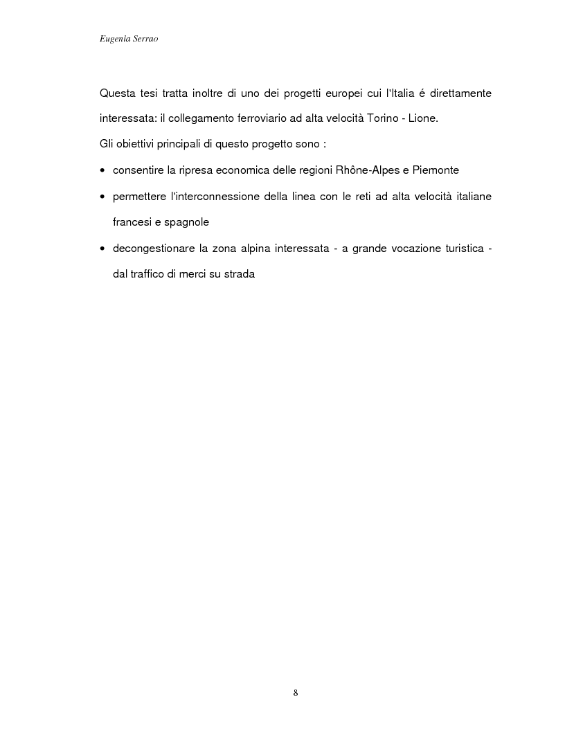 Anteprima della tesi: Le reti transeuropee, Pagina 5