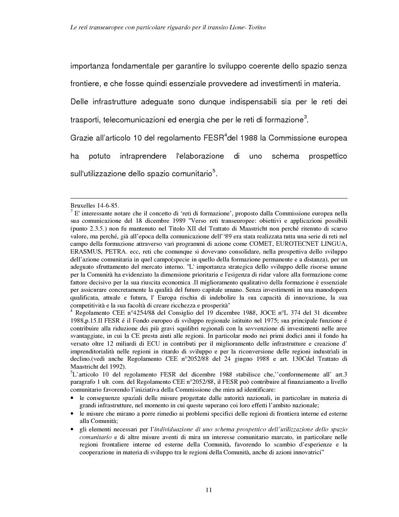 Anteprima della tesi: Le reti transeuropee, Pagina 8