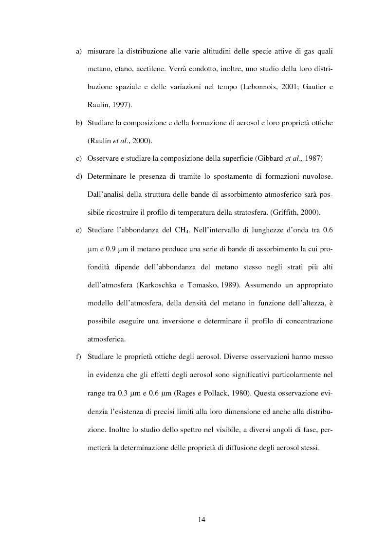 Anteprima della tesi: Calibrazione a terra dello strumento VIMS-V, Pagina 14