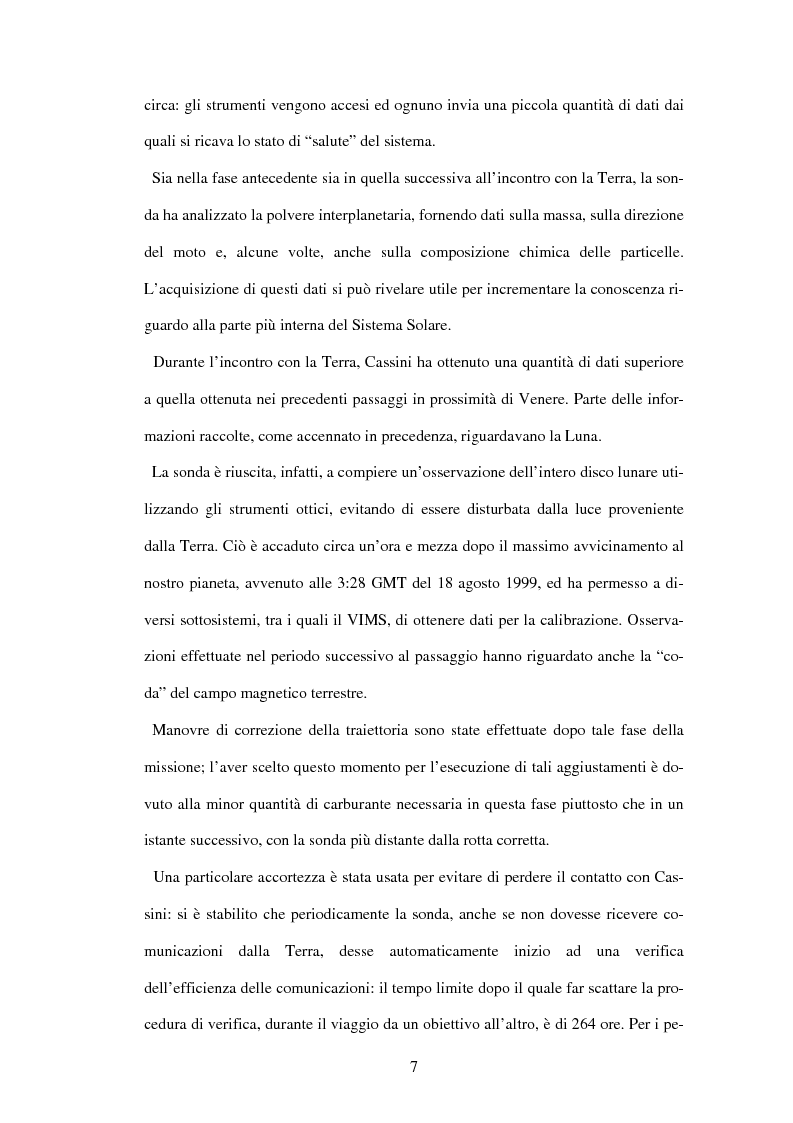 Anteprima della tesi: Calibrazione a terra dello strumento VIMS-V, Pagina 7