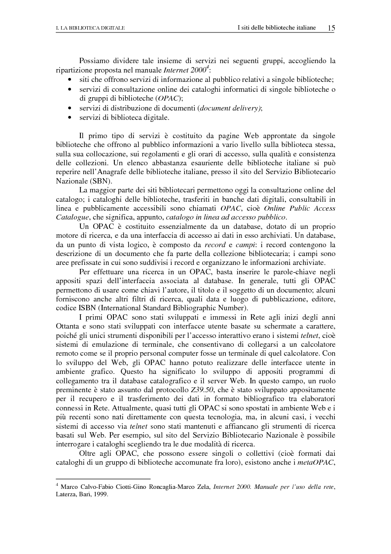 Anteprima della tesi: Nuovi spazi dello scrivere. Analisi delle risorse Internet italiane dedicate alla letteratura, Pagina 10