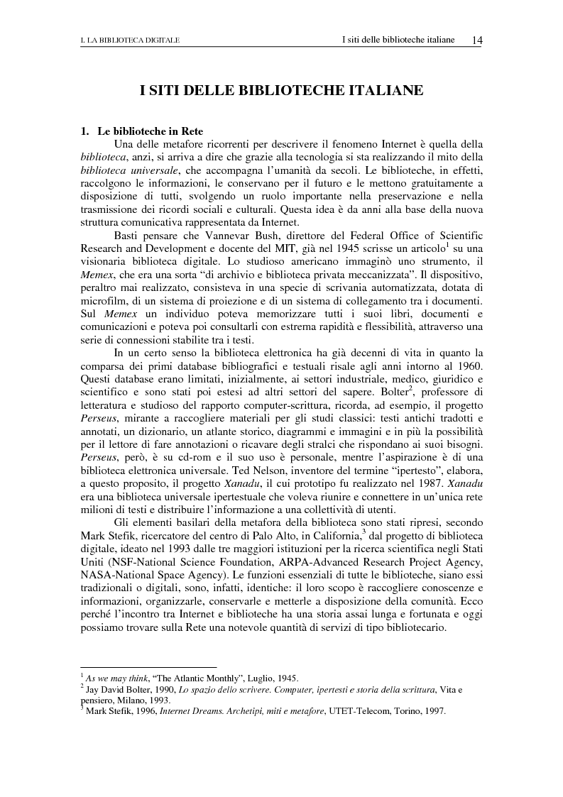 Anteprima della tesi: Nuovi spazi dello scrivere. Analisi delle risorse Internet italiane dedicate alla letteratura, Pagina 9