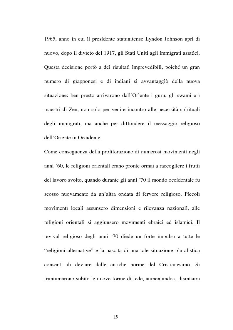 Anteprima della tesi: Nuove forme culturali religiose e giovanili: la New Age, Pagina 13