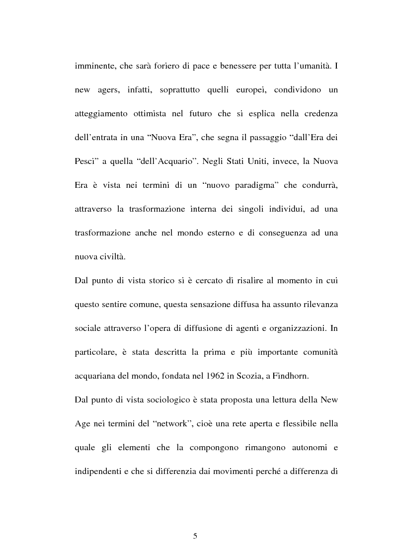 Anteprima della tesi: Nuove forme culturali religiose e giovanili: la New Age, Pagina 3