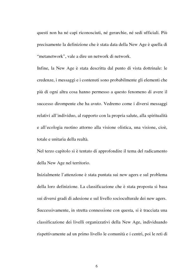 Anteprima della tesi: Nuove forme culturali religiose e giovanili: la New Age, Pagina 4
