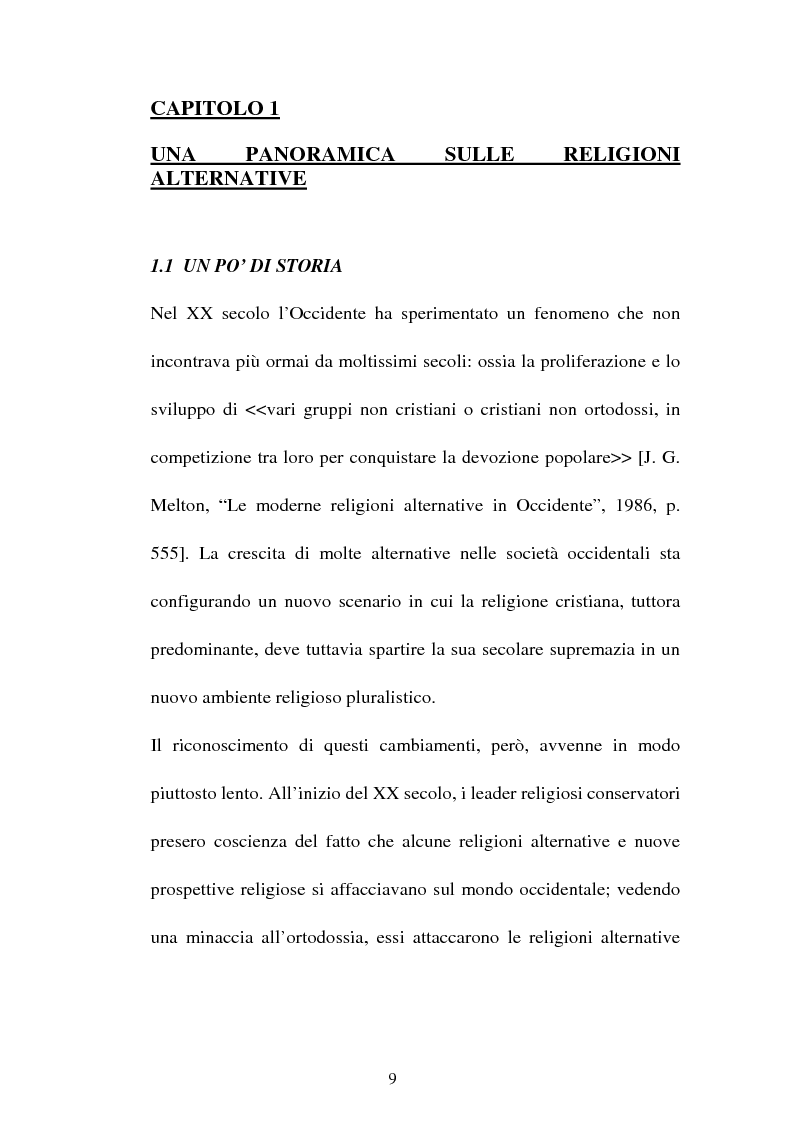 Anteprima della tesi: Nuove forme culturali religiose e giovanili: la New Age, Pagina 7